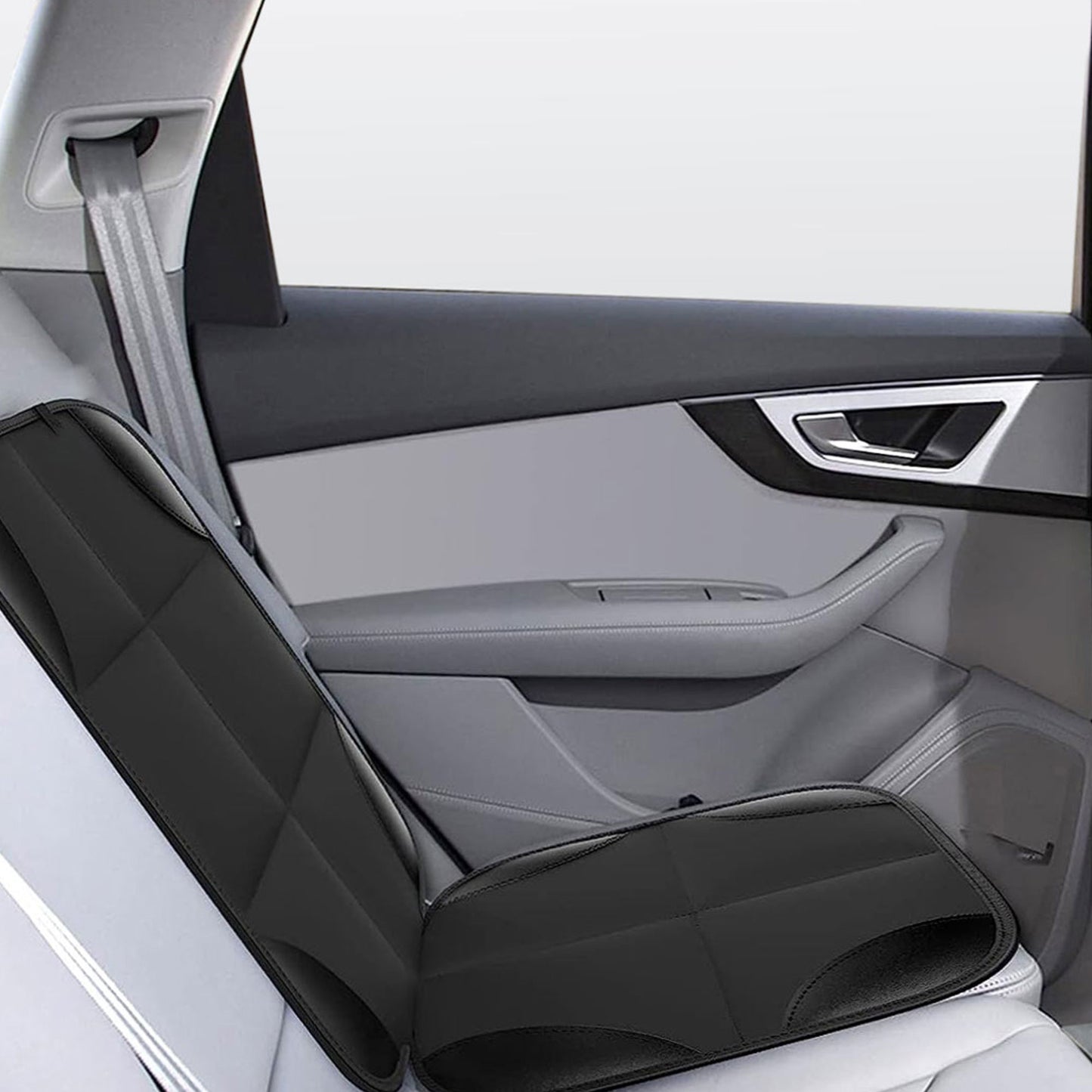 EKODE™ Car Seat Protector for kids, Child with Water-Resistance Fabric & Thickest Padded Cover & Featuring Best Size Coverage & Organiser Pockets - Fits Isofix