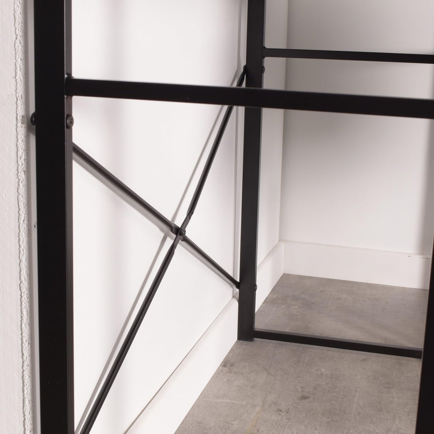 EKODE™ L Shaped Corner Industrial Computer Table Large Storage Surface with Metal Legs Workstation Study Gaming Desk for Home Office,Black, Engineered Wood, 123x103x72.5cm