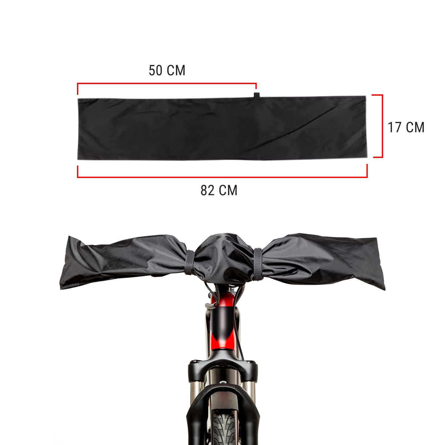 EKODE™ Bike Handlebar Protector Cover Dustproof Waterproof Handle Bar Cover Universal E-Bike Handlebar Cover Handle Bar Maintenance Cover for Road Bike Cycling Equipment 1 FREE Saddle Cover