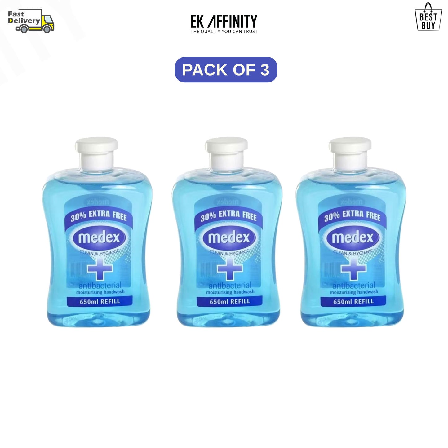 Medex Anti-Bac Handwash Original Refill - 650ml