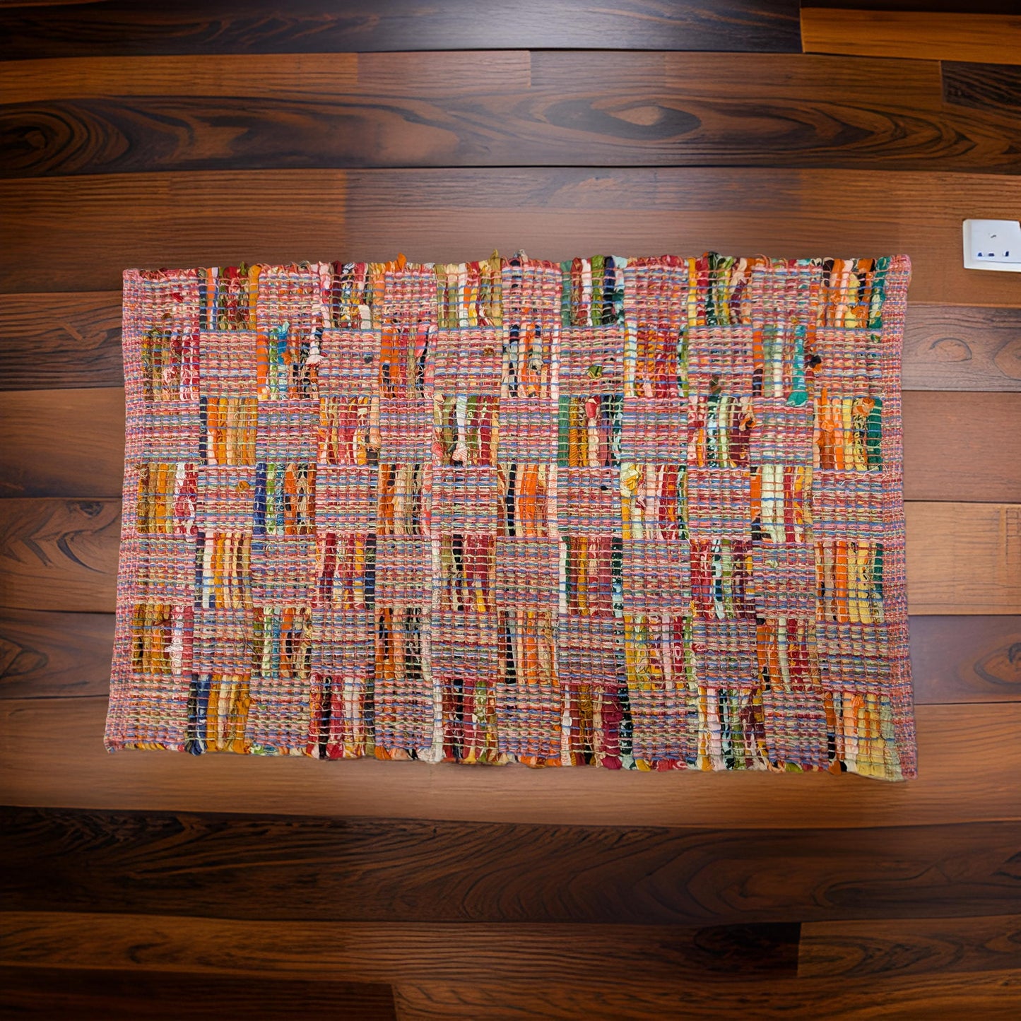 Handmade Multicolor Doormat | Rag Rug Door Mat | Handwoven Door Mat Rug | Eco-Friendly Premium Door Mat Rugs | Gift for him | Gift for her