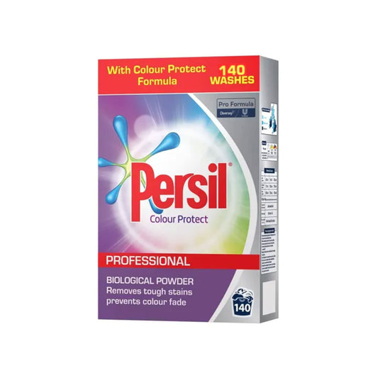 Persil Professional Biological Washing Powder with Colour Protect Formula, 140 W