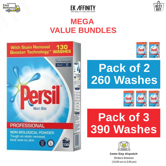 Persil Non Bio Washing Detergent Powder Family & Baby Sensitive 8.4Kg