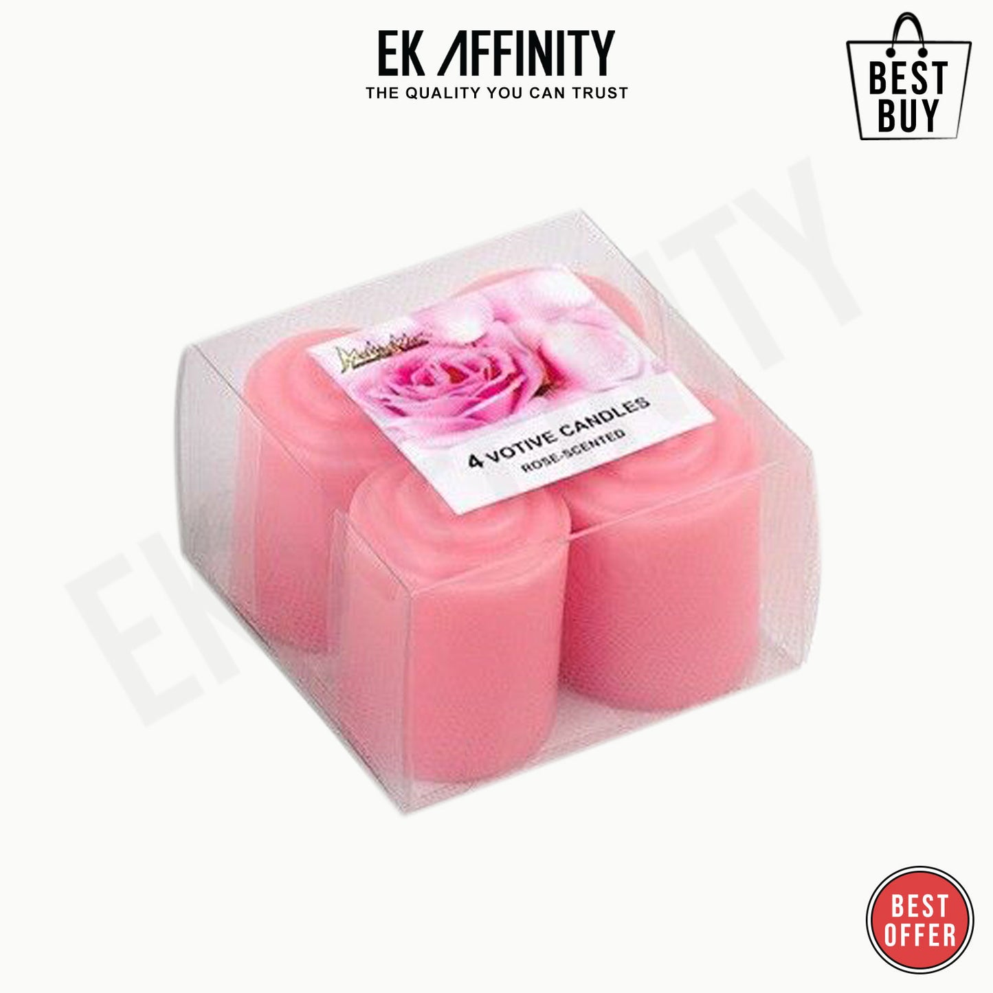 Candles Pack of 4 Votive Scented tealight Premium grade