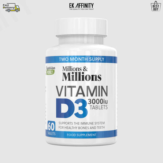 Millions & Millions Vitamin D3 3000iu Healthy immune System