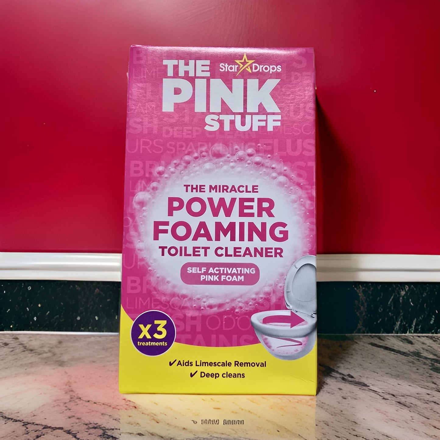 The Pink Stuff | Foaming Toilet Bowl Cleaner (Pack of 2) | Aids Limescal Removal