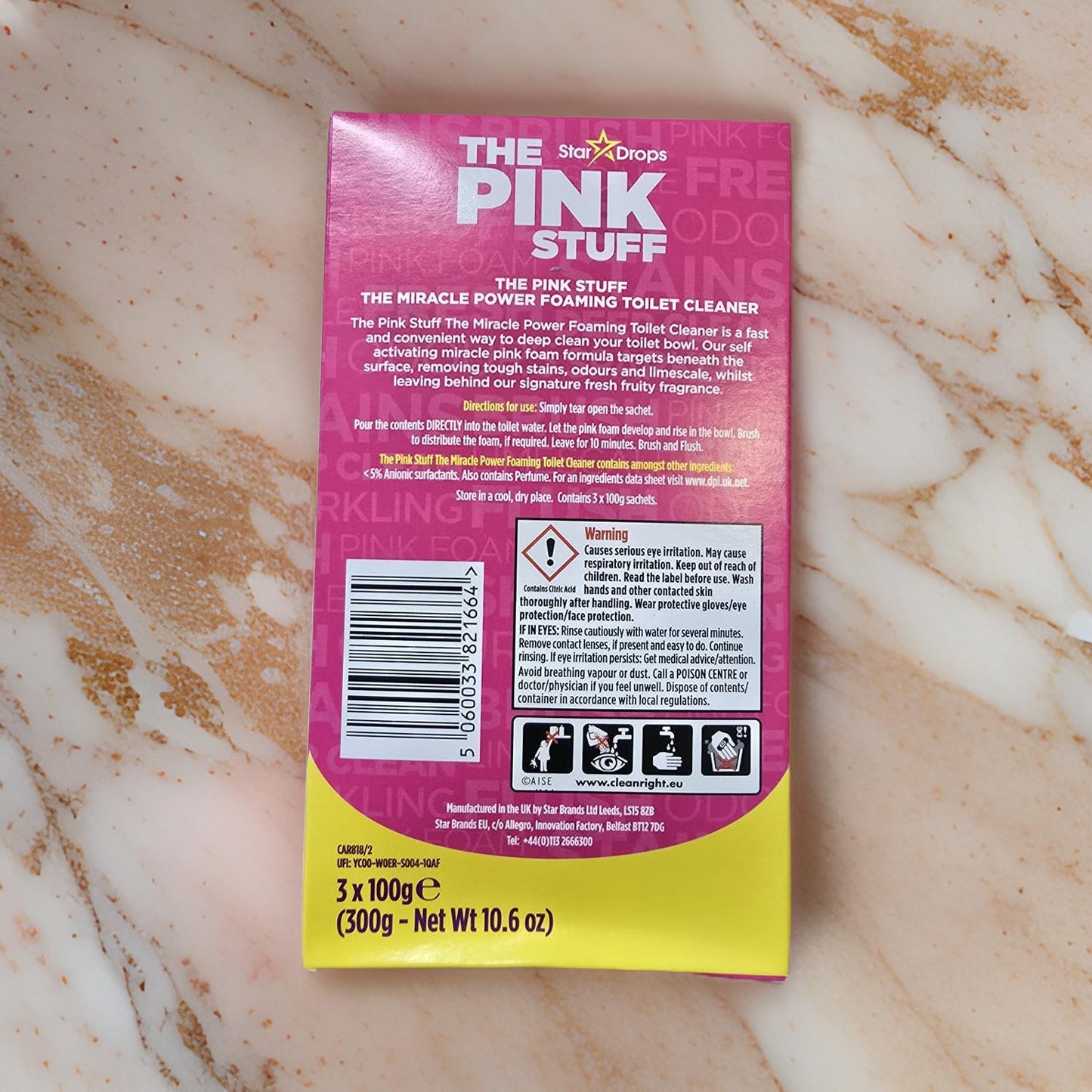 The Pink Stuff | Foaming Toilet Bowl Cleaner (Pack of 2) | Aids Limescal Removal
