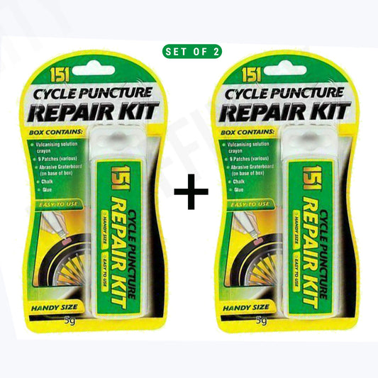 x2 Puncture Repair Kit Bicycle Bike Inner Tube Tyre Patches Chalk Cycling uk