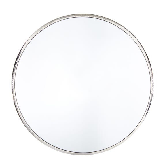 Stylish Hammered Metal Round Mirror 50cm Home Decor Best Gift Gold and Silver
