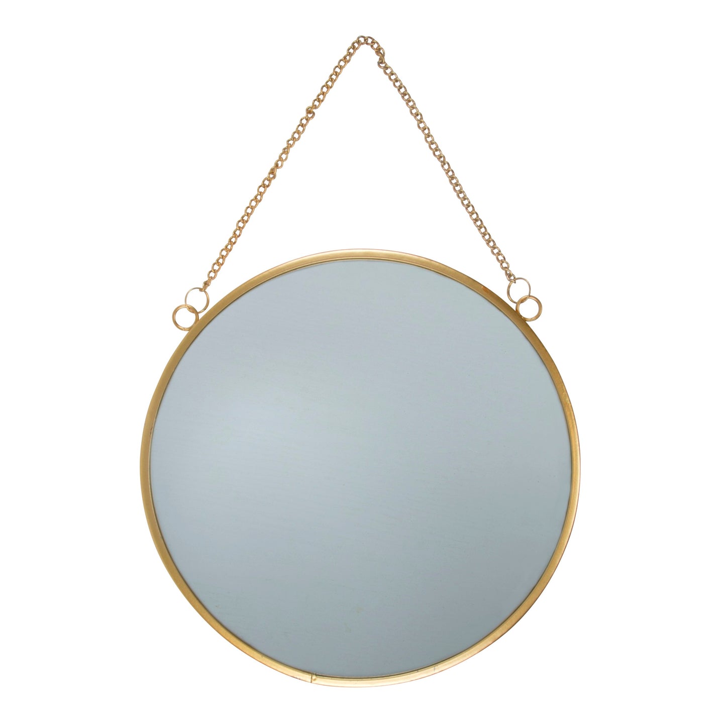 Elegant Gold Round Hanging Mirror-Hallway Living Room-Home Decor-Gift