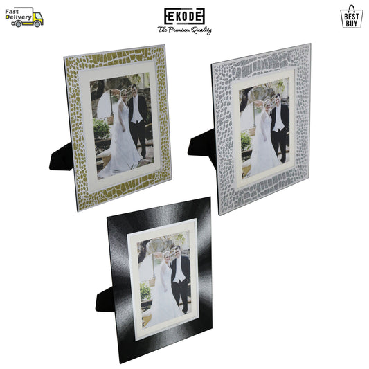 EKODE™ Beautiful and Elegant Photo Frames In Gold, Black and Silver Colours Best Gift