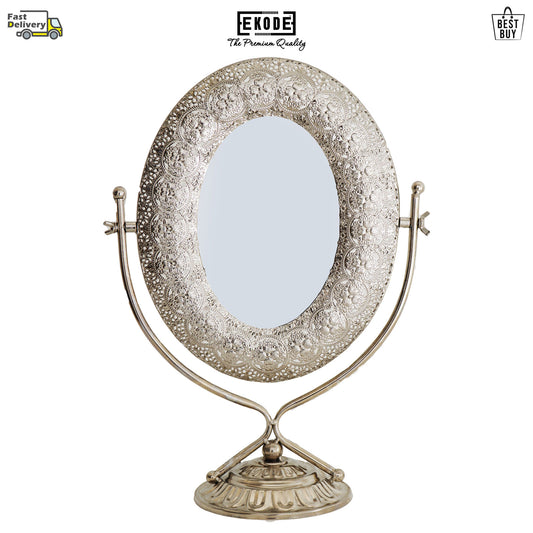 EKODE™ Elegant Metal luxury Moroccan Table Mirror Living room Best Gift