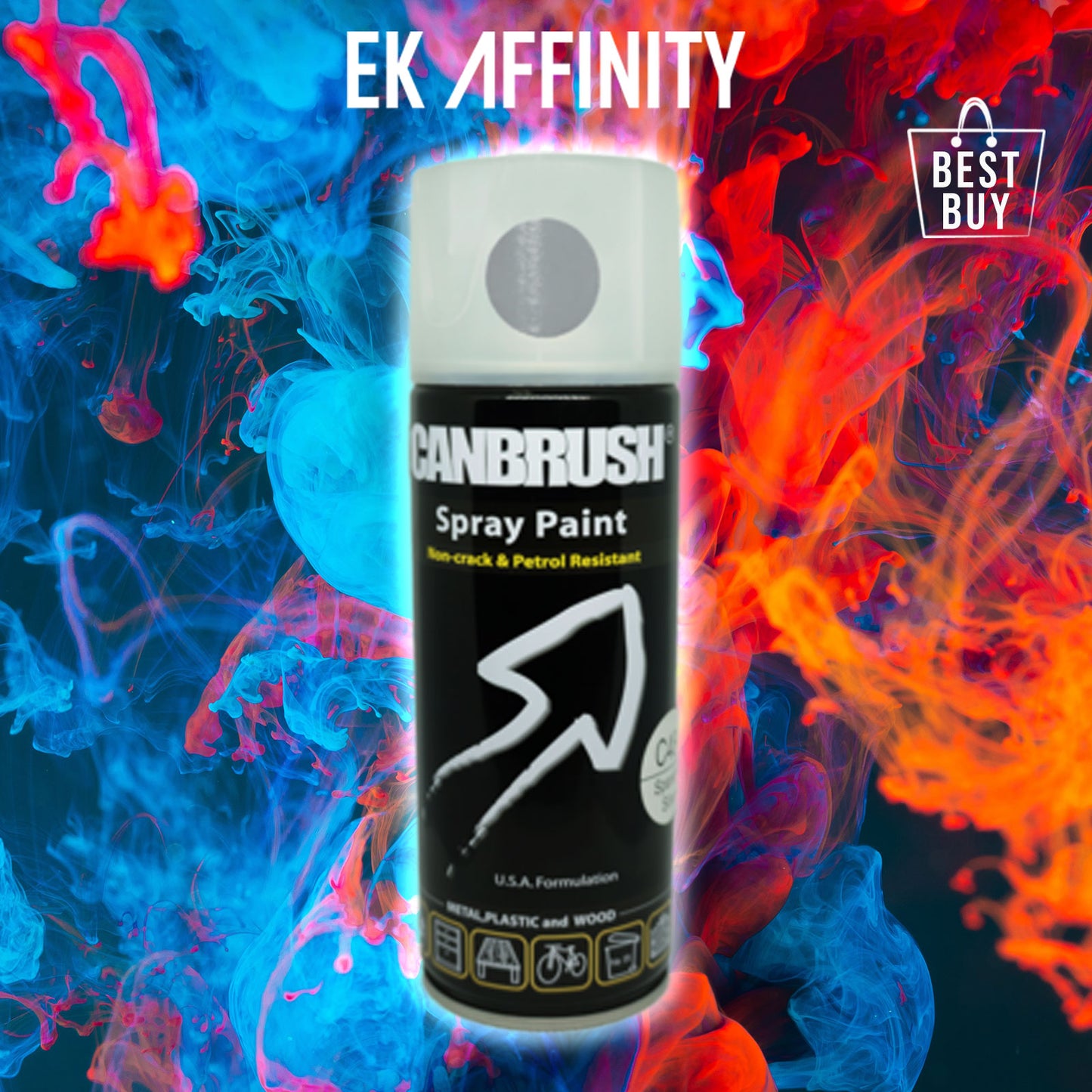 CANBRUSH Spray Paint For metal Plastic and Wood 400ml