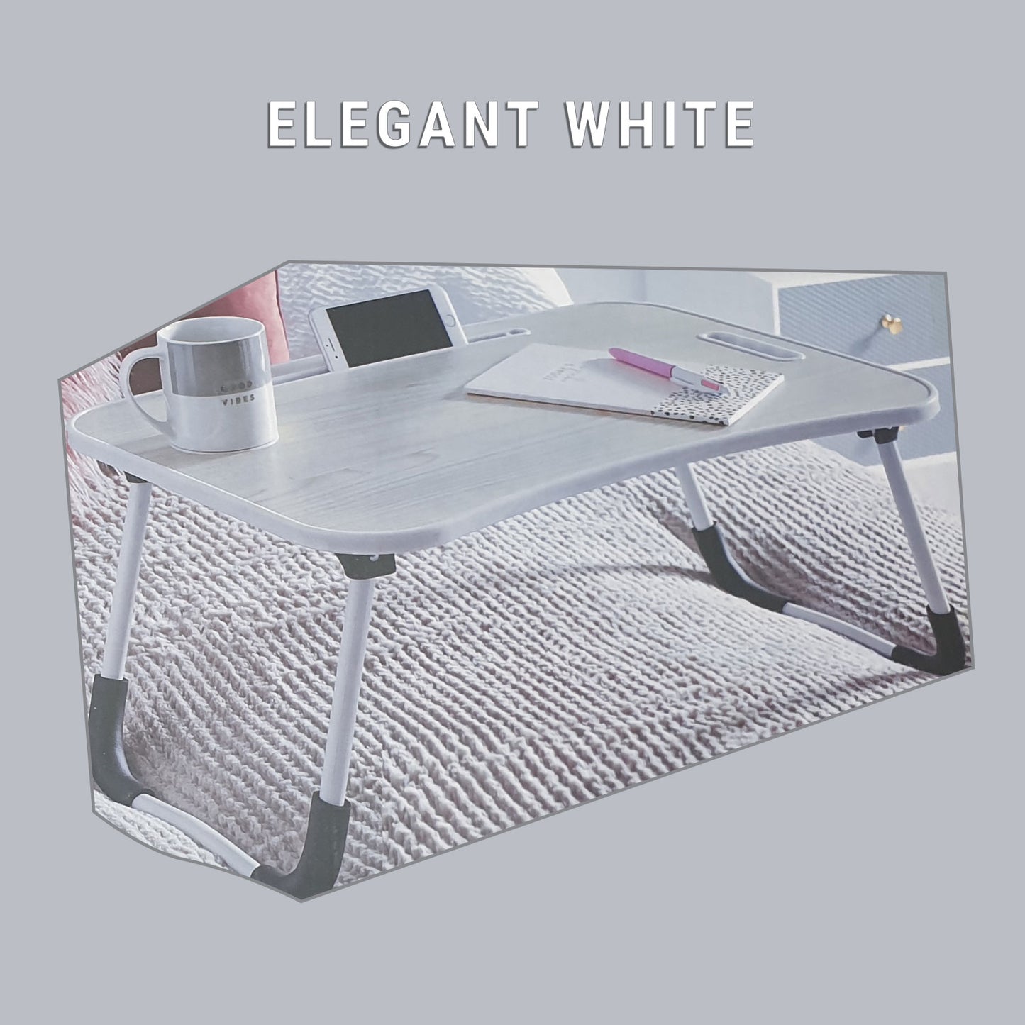 Folding Laptop Table Stand Bed Computer Desk Bed Picnic Stand Notebook Tray Home