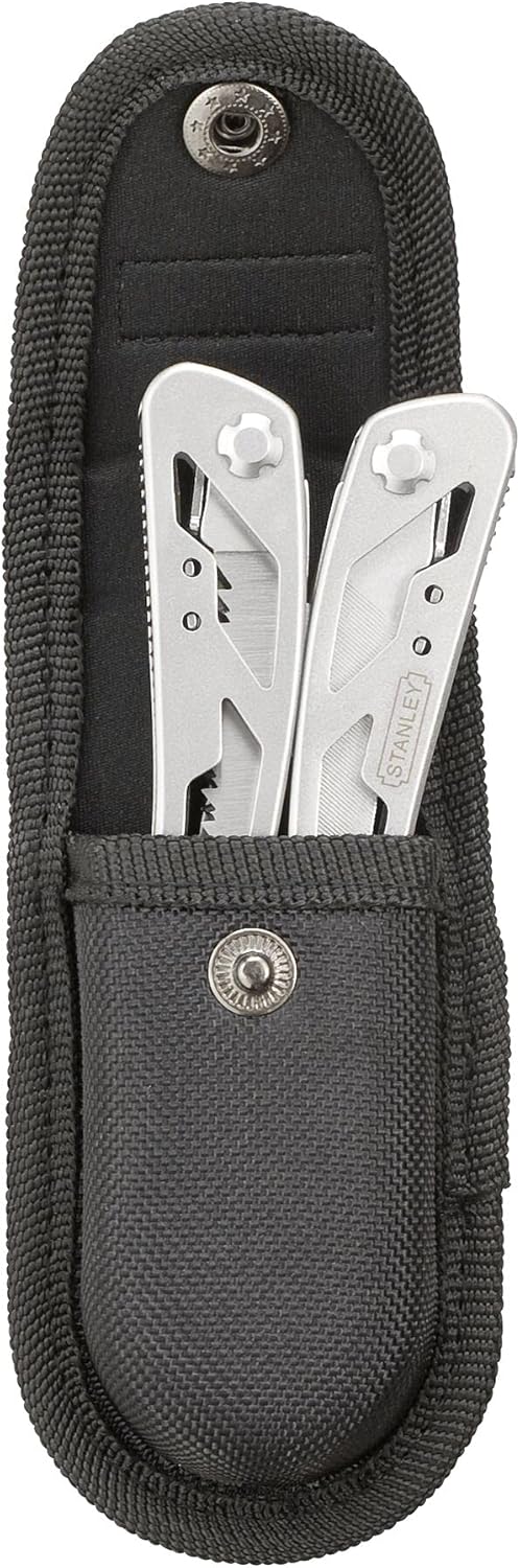 Stanley 12 in 1 Multi-Tool with holster, Silver