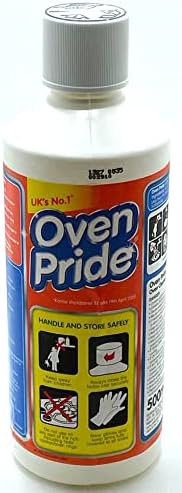 Oven Pride Oven Cleaner 500 ML Bottle - Bags for Cleaning Oven Racks, Gloves and Instructions Included - Complete Oven Cleaning Kit with Ultra Absorbent Microfibre Cleaning Cloth