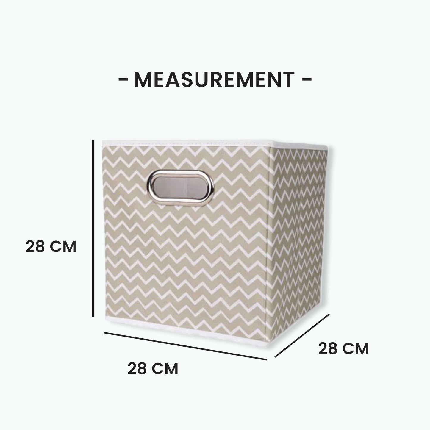 EKODE Pack of 2 Storage box non-woven fabric flexible foldable