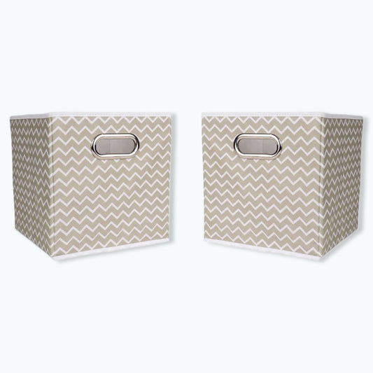 EKODE Pack of 2 Storage box non-woven fabric flexible foldable