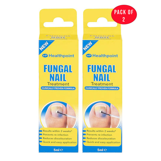 Pack of 2 X 5ml Healthpoint Fungal Nail Treatment Clinically Proven Formula