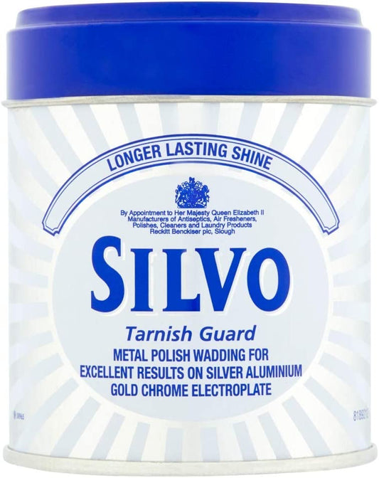 Silvo Tarnish Guard Silver Polish Wadding Gold Chrome 75g Value Pack